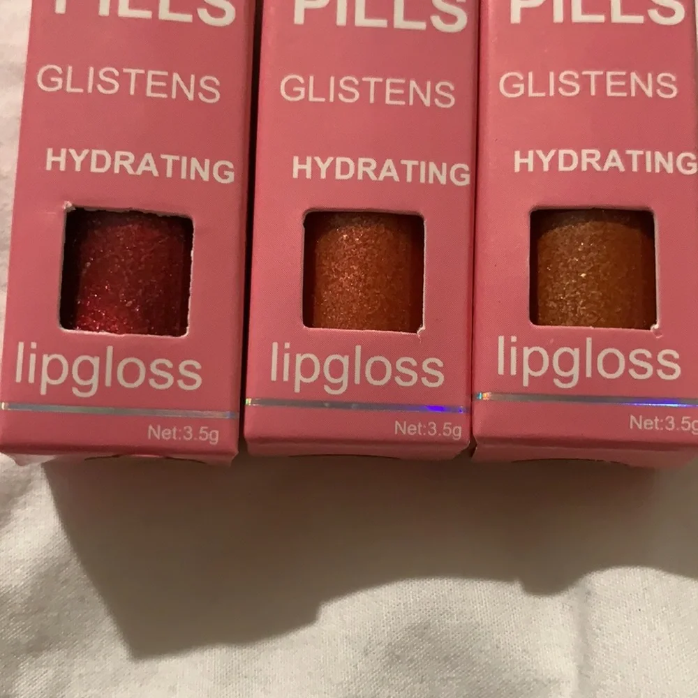 Pill Shaped Mini Lipglosses (set of 3)